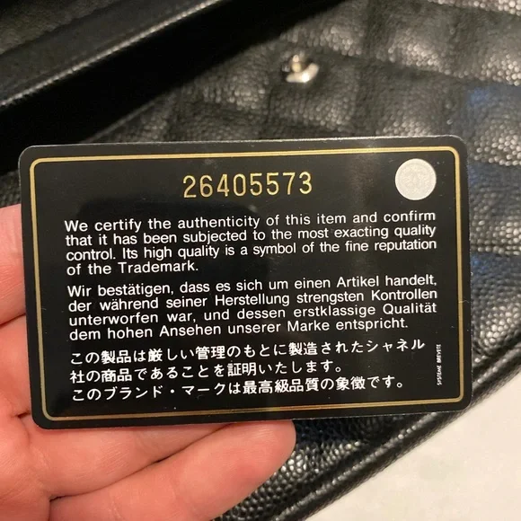 CHANEL Caviar Quilted Jumbo Double Flap Black - Picture 9 of 9